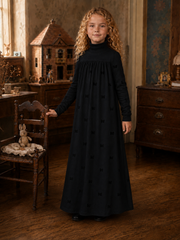 LITTLE LABEL BOW PRINT ROBE