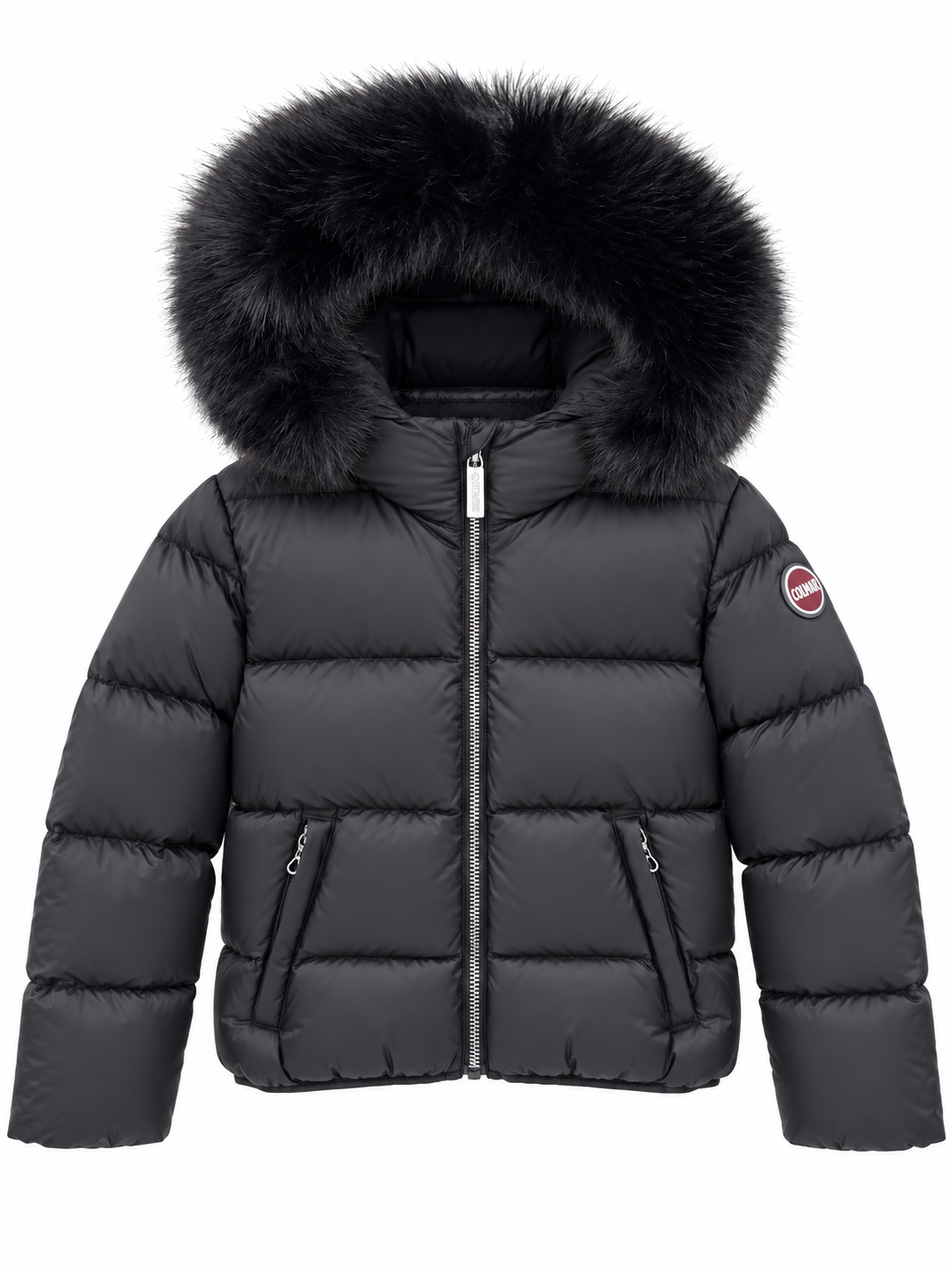 COLMAR HOODIE QUILTED CONTRAST INSERT ON SHOULDER AND HOOD JACKET