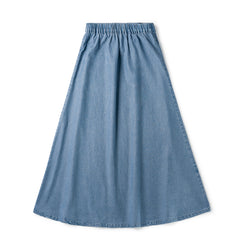 BIRNHAM ON THE SEA TEEN STONEWASH DENIM SKIRT