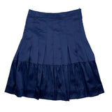 SCIACCA SATIN PLEAT SKIRT