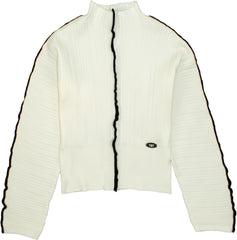 TO BE TOO RIBBED MOCK NECK TOP