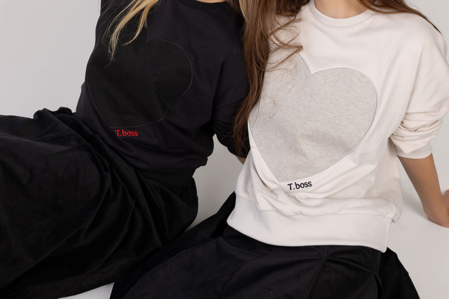 TEEN BOSS HEART SWEATSHIRT