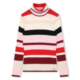 SONIA RYKIEL STRIPED TURTLENECK SWEATER