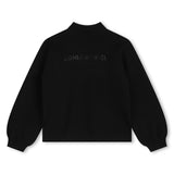 SONIA RYKIEL RHINESTONE LOGO CREWNECK TOP