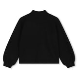 SONIA RYKIEL RHINESTONE LOGO CREWNECK TOP