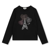 SONIA RYKIEL L/S EIFFEL TOWER RHINESTONE TSHIRT