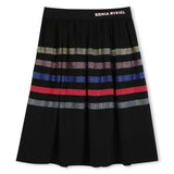 SONIA RYKIEL MULTICOLOR STRIPED SKIRT