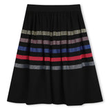 SONIA RYKIEL MULTICOLOR STRIPED SKIRT