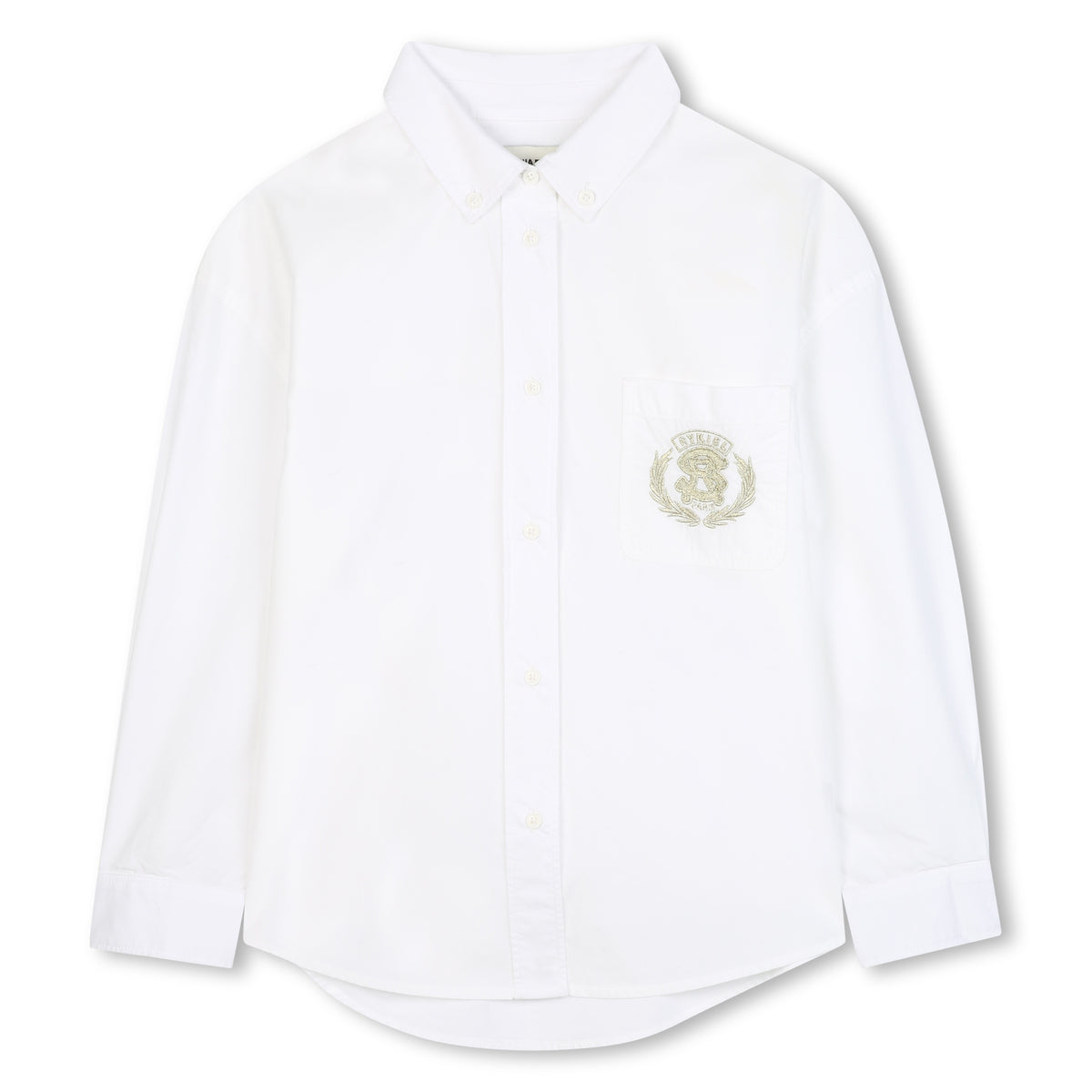 SONIA RYKIEL BUTTON DOWN "SR LOGO DETAIL