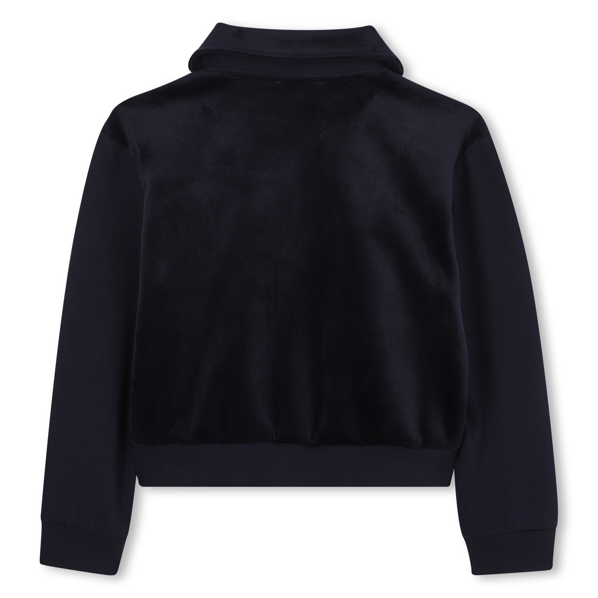 SONIA RYKIEL ZIP UP COLLAR JACKET WITH LOGO "RYKIEL <3"