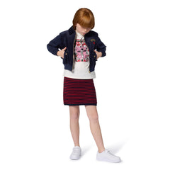 SONIA RYKIEL ZIP UP COLLAR JACKET WITH LOGO "RYKIEL <3"