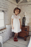 BACE COLLECTION SMOCKED COLLAR SS DRESS