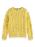 SCOTCH & SODA SPACE DYED COTTON PULLOVER SWEATER