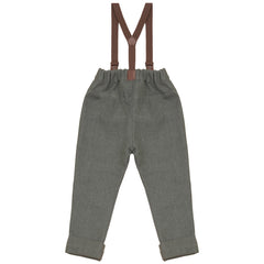 CALLA LILI DENIM PANTS WITH SUSPENDER