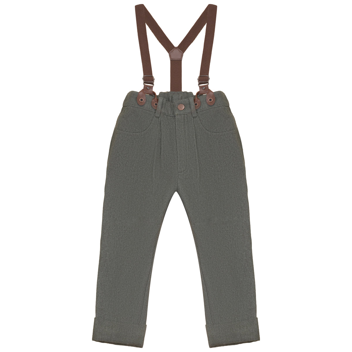 CALLA LILI DENIM PANTS WITH SUSPENDER