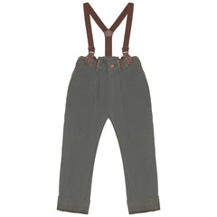 CALLA LILI DENIM PANTS WITH SUSPENDER