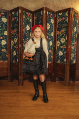 PIP+PIO 2PC ORGANZA FRILL BLOUSE WITH TIERED JUMPER