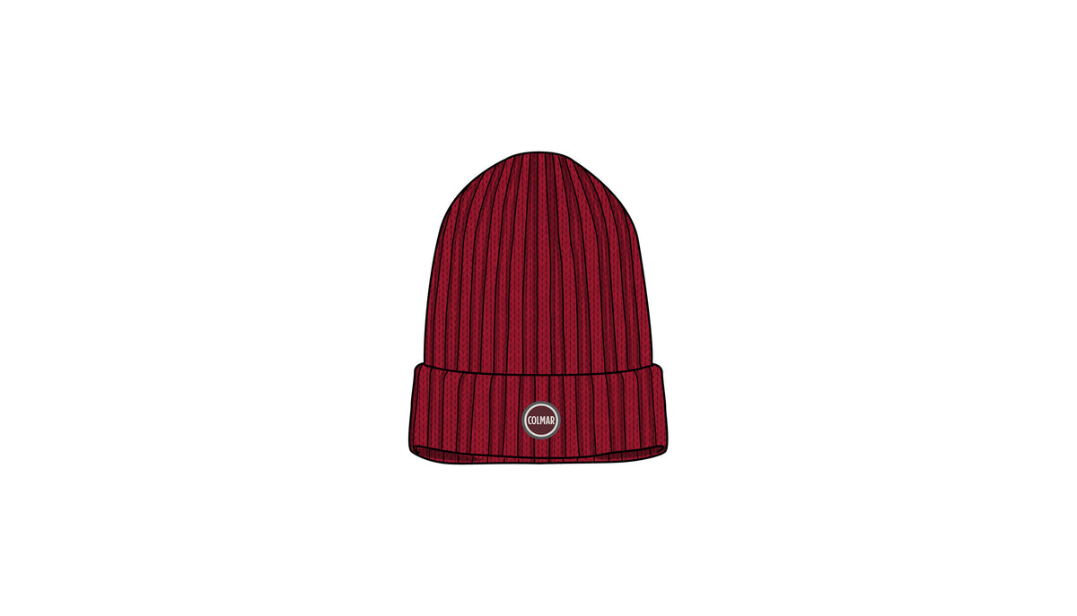 COLMAR STOCKING STITCH MIX WOOL HAT