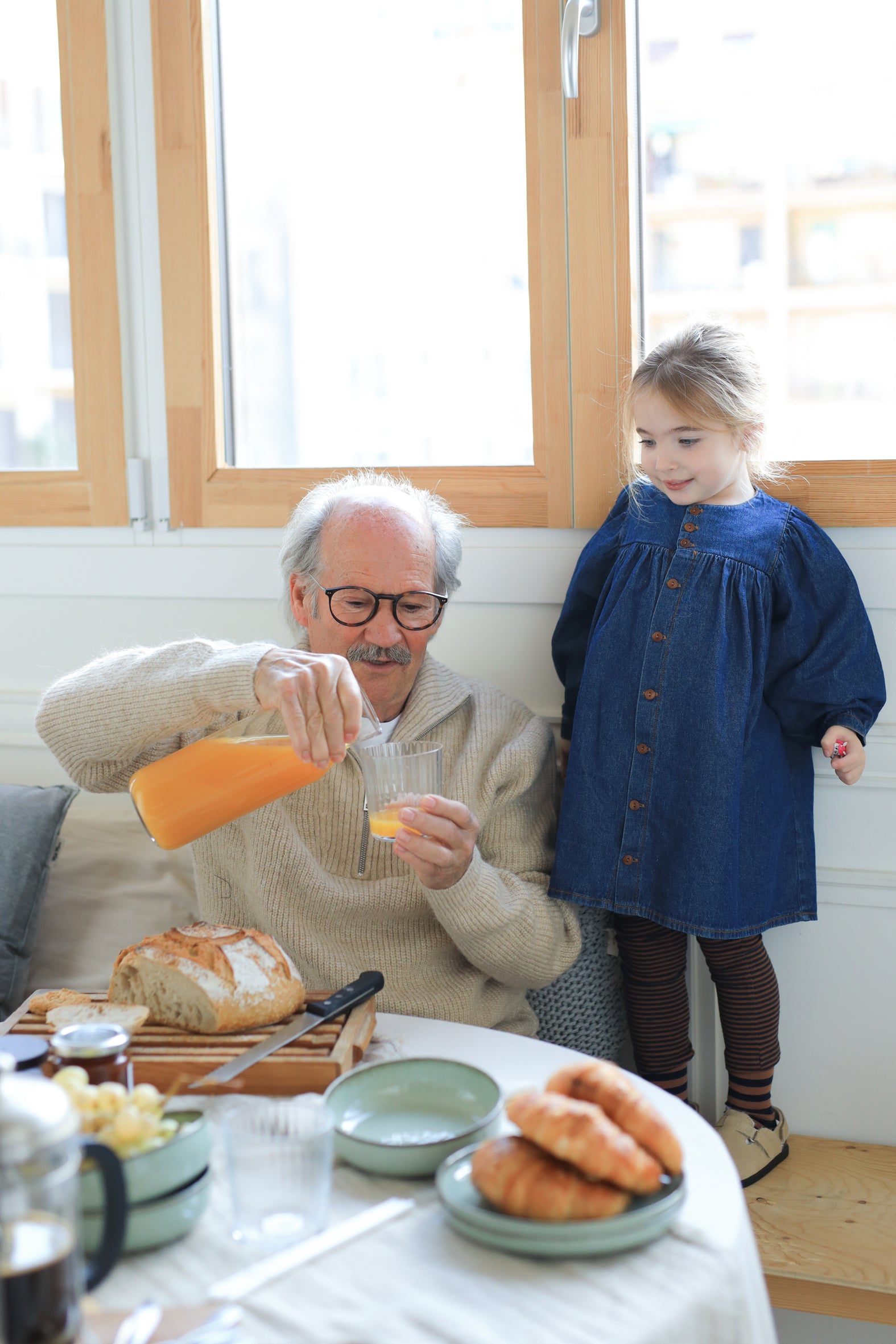 1+IN THE FAMILY  DENIM DRESS