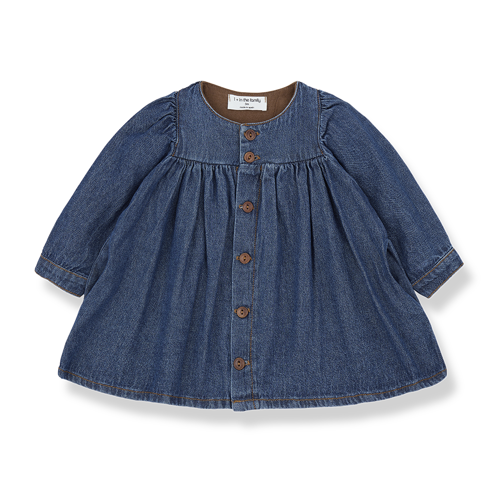 1+IN THE FAMILY  DENIM DRESS
