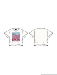 EMPORIO ARMANI SHORT SLEEVE FLOWER GARPHIC TSHIRT