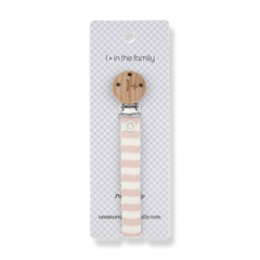 1+ IN THE FAMILY AINA STRIPE PACIFIER CLIP