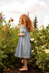 ORANGE DIMANCHE TEXTURED DRESS