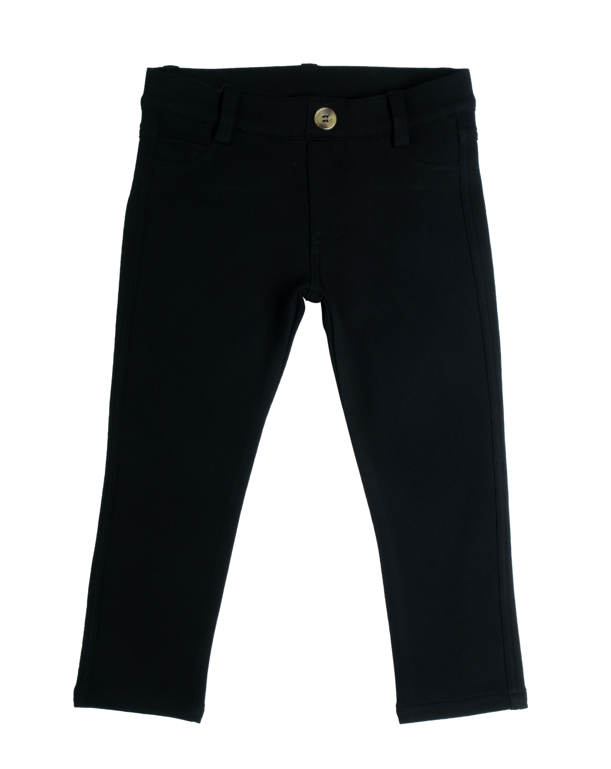 CREW BASICS RIB COTTON PANTS