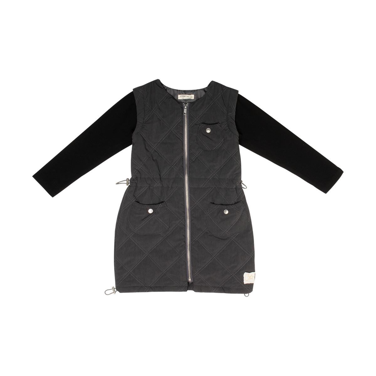 CREW KIDS LYLA QUILTED DRESS