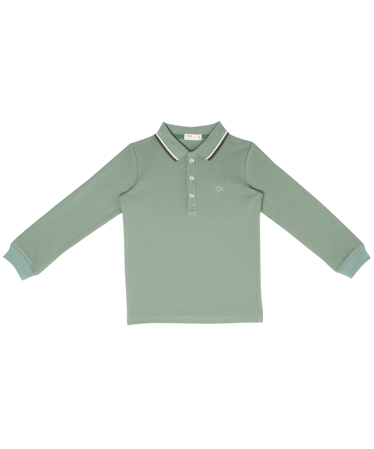 CREW BASICS WESTON STRIPED COLLAR POLO