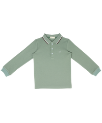 CREW BASICS WESTON STRIPED COLLAR POLO