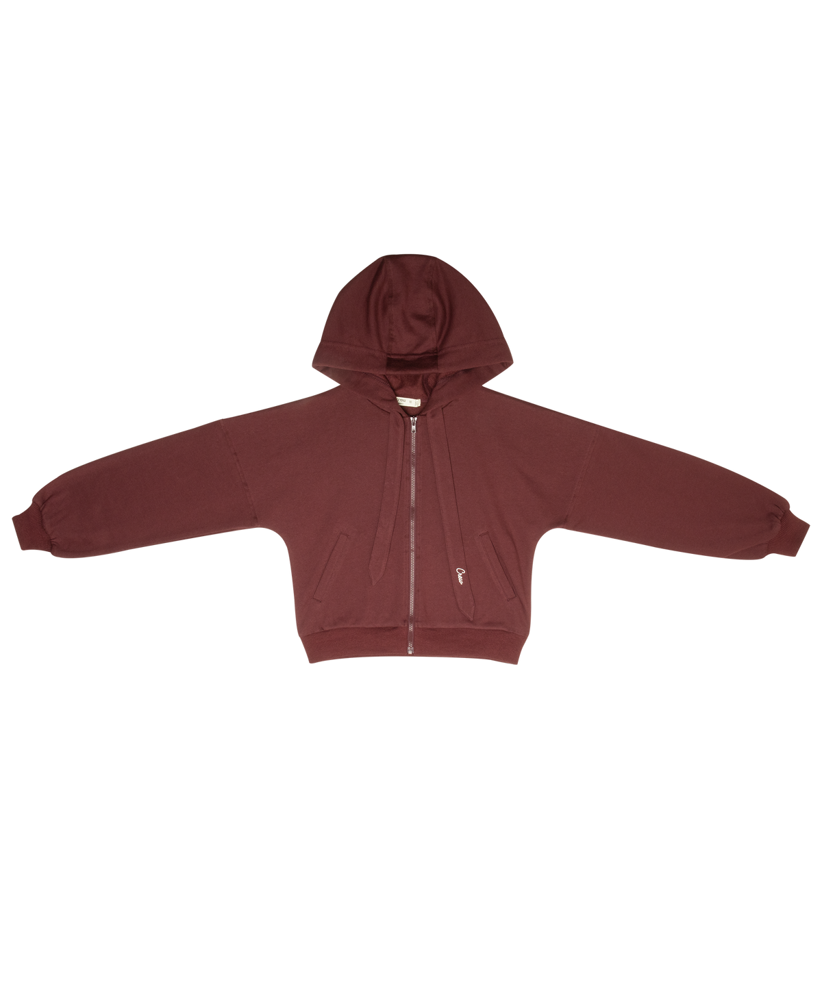 CREW BASICS 2PC STELLA ZIP UP HOODIE WITH STELLA MAXI SKIRT