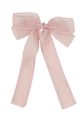 DaCEE DESIGNS ORGANZA BOW CLIP