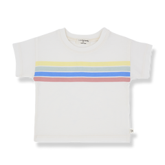 1+ IN THE FAMILY ALAYOR SHORT SLEEVE COLOR STRIPE T-SHIRT