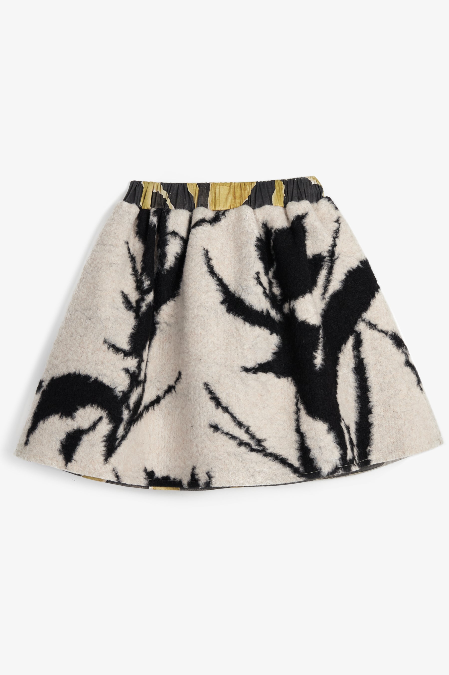 WOLF & RITA 2PC FUR PRINT VEST AND SKIRT SET