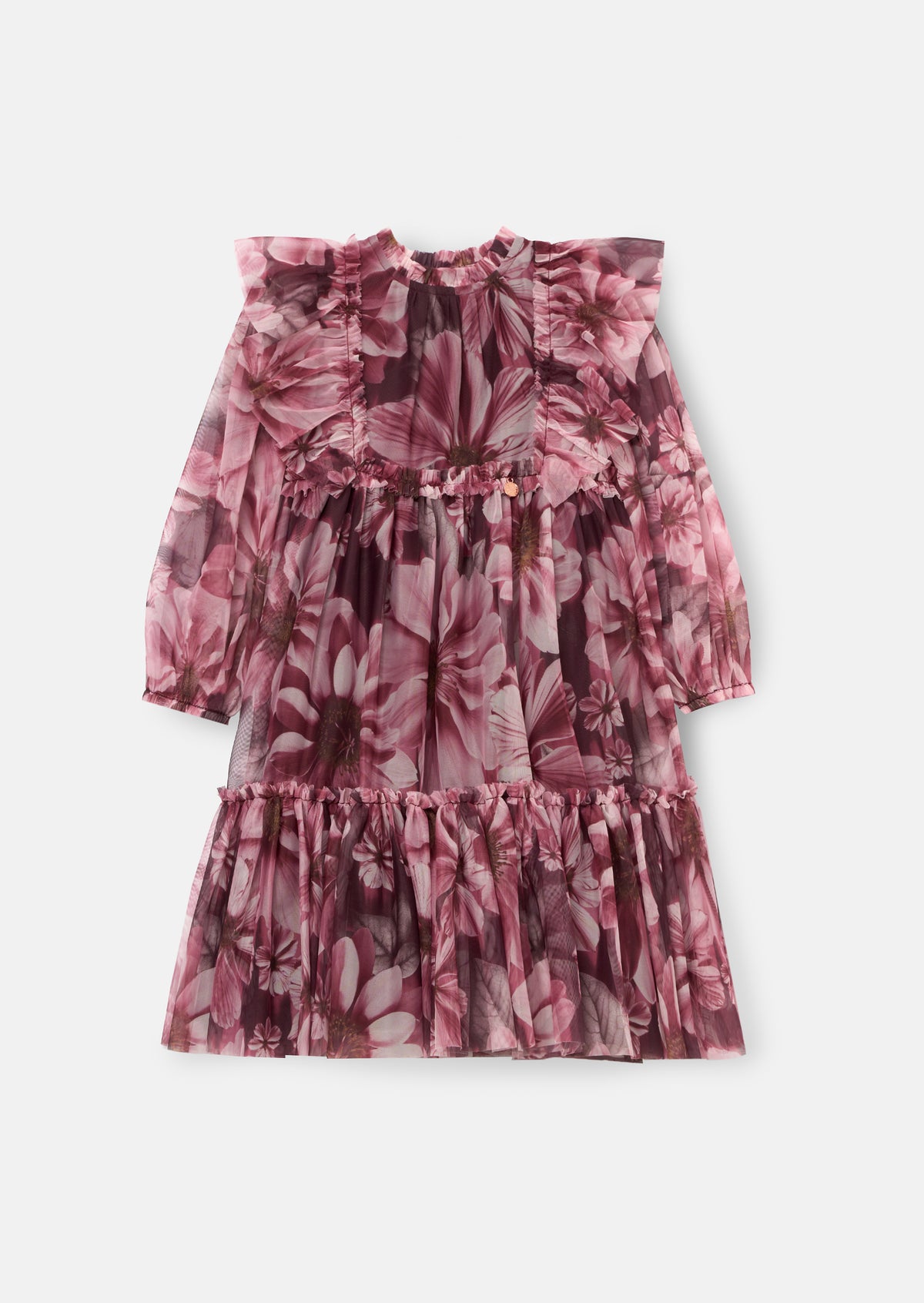 ANGEL & ROCKET ESTELLA FLORAL MESH DRESS