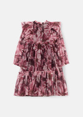 ANGEL & ROCKET ESTELLA FLORAL MESH DRESS