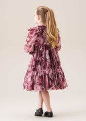 ANGEL & ROCKET ESTELLA FLORAL MESH DRESS