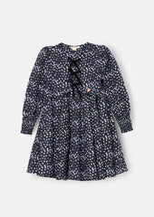 ANGEL & ROCKET SASKIA GODET SPOT DRESS