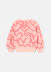 ANGEL & ROCKET HARLOW HEART PRINT TOP