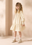 ANGEL & ROCKET RAFFERTY CORDUROY STAR COLLAR DRESS