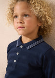 ANGEL & ROCKET CALEB TEXTURED STRIPE POLO