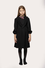 GENTILE CATONE ARENDELLE POINTY COLLAR DRESS