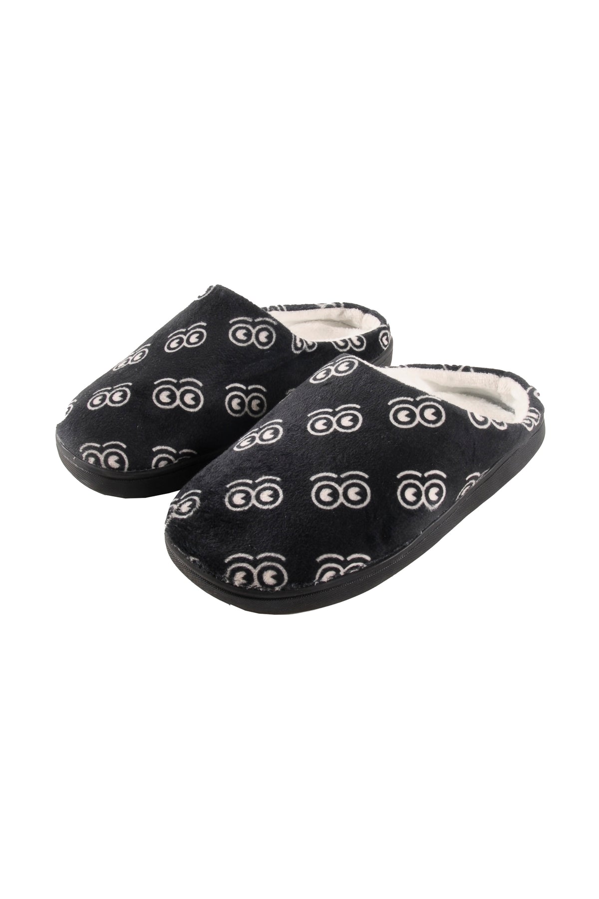 LOUD APPAREL "KISS" LOUD EYES ALLOVER PRINT SLIPPERS