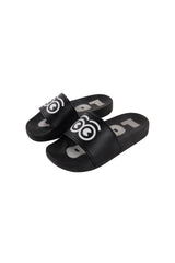 LOUD APPAREL "MELA" EYES LOGO PRINT SLIDES