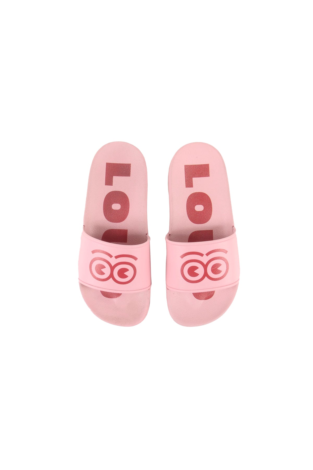 LOUD APPAREL "MELA" EYES LOGO PRINT SLIDES