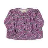 PIUPIUCHICK PETER PAN COLLAR FLORAL BLOUSE