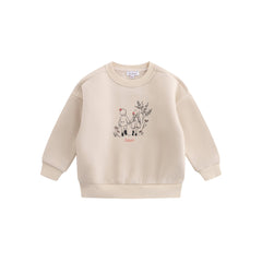 OUBON 2PC FOREST GRAPHIC SWEAT SET