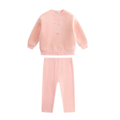 OUBON 2PC FOREST GRAPHIC SWEAT SET