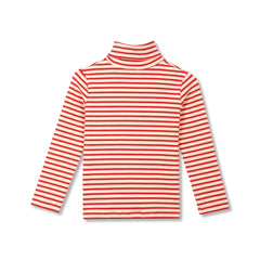 WYNKEN 2PC STRIPED ROLL NECK TOP WITH PINAFORE JUMPER